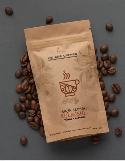 Helens Coffee - Zayıflamaya Yardımcı Kolajen Destekli Tarçın Aromalı Türk Kahvesi 200 gr