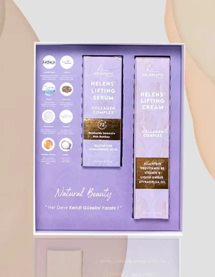 Heleniatic Cosmetic Care Box Helen's Lifting Series - Sarkma Karşıtı Dolgunlaştırıcı Bakım Seti